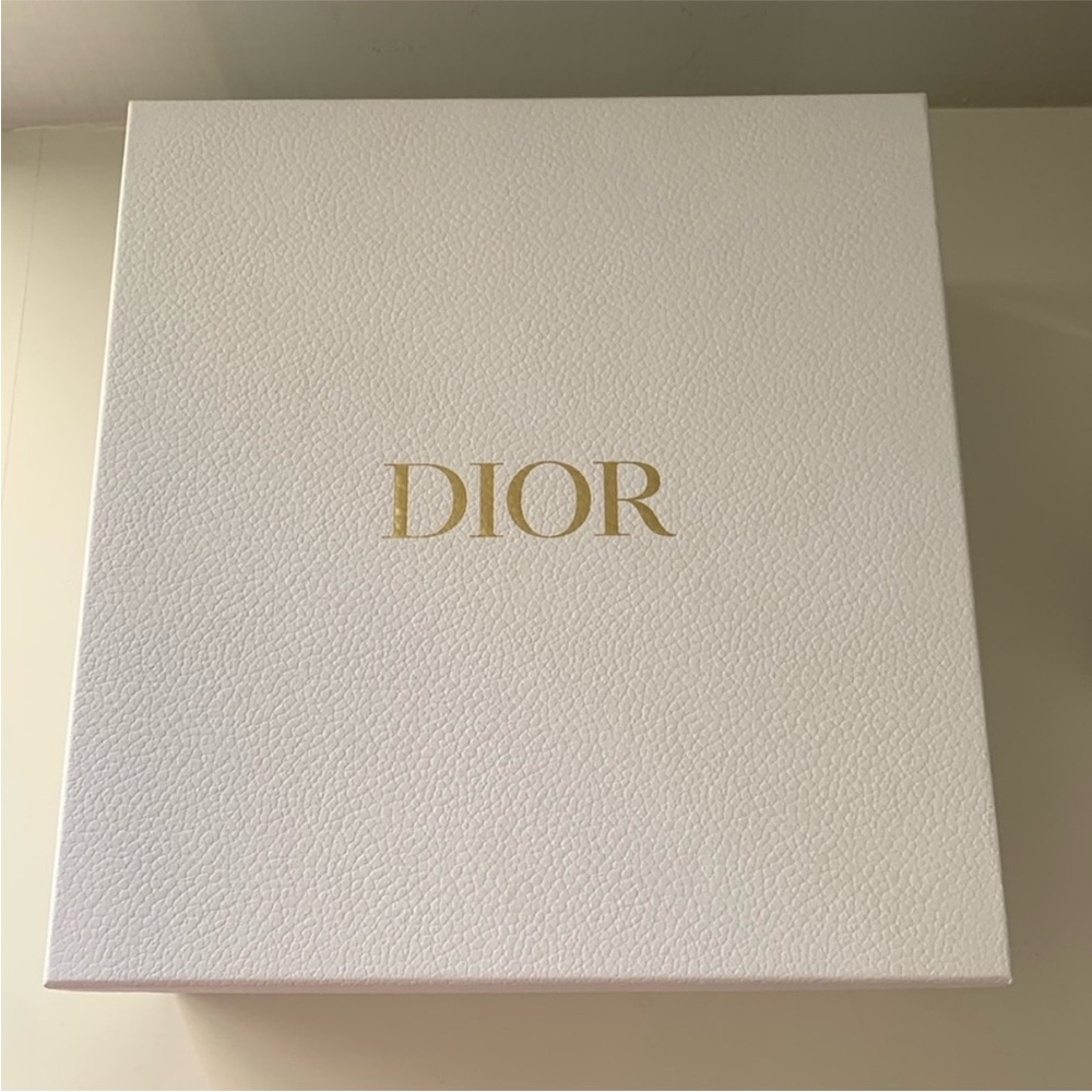 Dior White Gold Logo Shoe Box Gift Box Storage Box Tissue